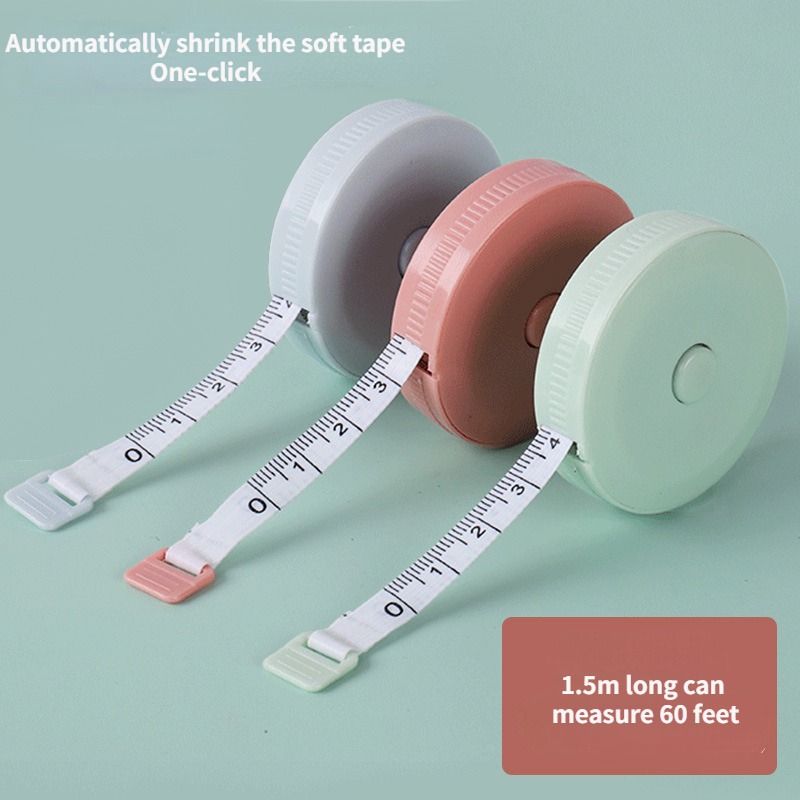 1/3 PCS Pita Ukur Lingkaran un - Tape Measure ulasan dan harga