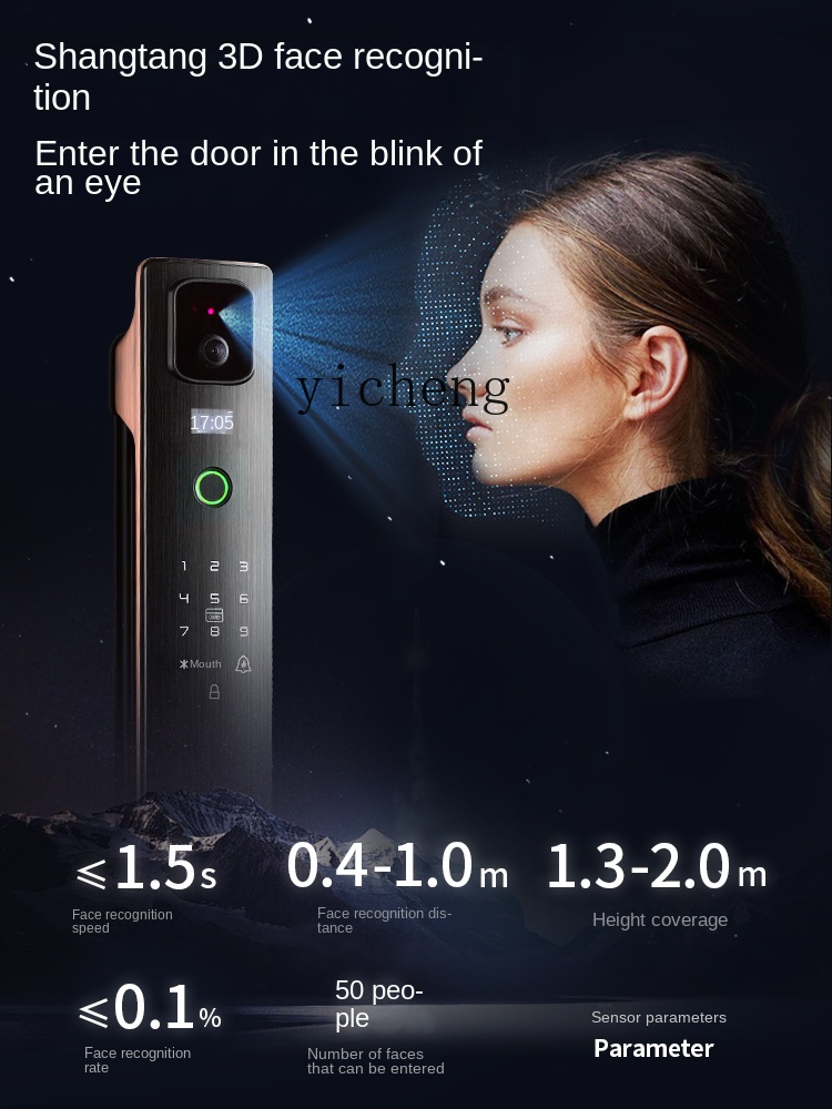 cc293d Kunci Pintar Pengenal W - Door Lock ulasan dan harga
